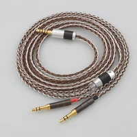 hifi audiocrast 8 cores headphone earphone cable for for beyerdynamic t1 t5p ii amiron home denon ah d600 ah d7100 headphone