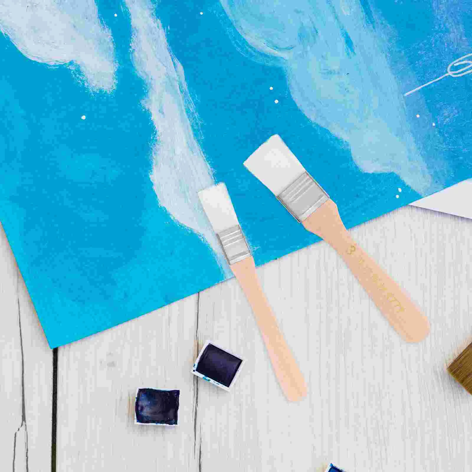 6 шт. нейлоновый утолщенный чип для рисования клеев краска ретуши принадлежности