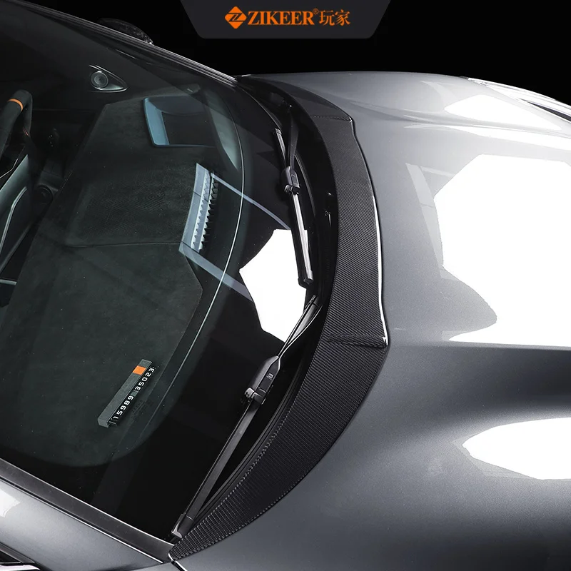 Подходит для всех панелей обшивки капота ZEEKR 001 отделка сухого углеродного