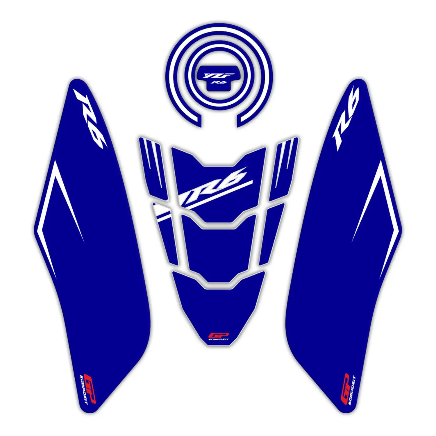 

GP composite For R6-Compatible Tank Pad Set Blue