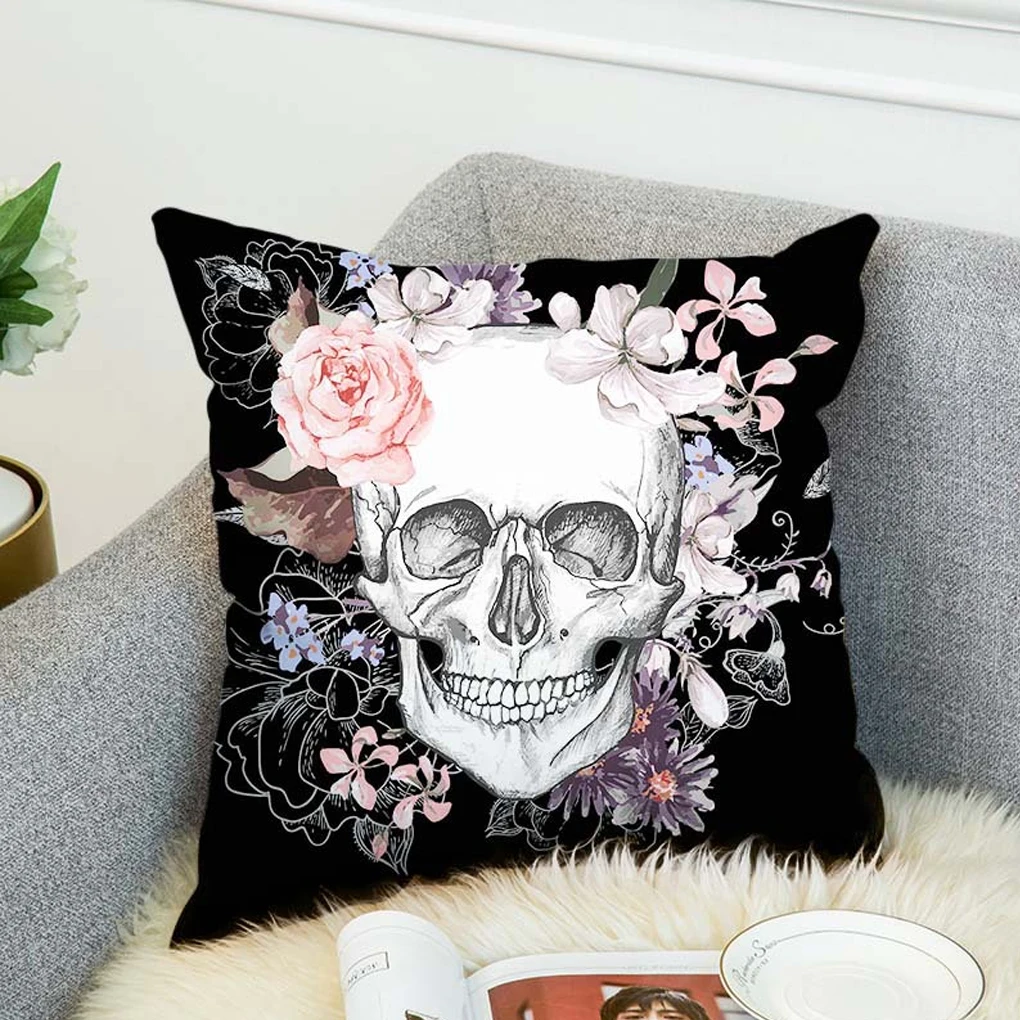 

2Pcs Cushion Cover Pillowcovers Comfortable Square Pillow Case Sofa