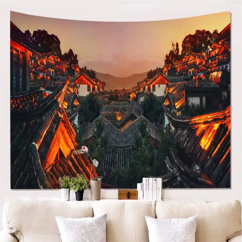 

Family Bedroom Living Room Wall Tapestry Decorative Fabric