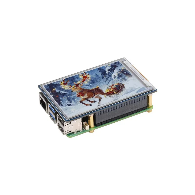 Фото Дисплей Raspberry Pi 3.6 дюйма E-Paper HAT+ (E) E-Ink E6, полноцветный, 600x400, для STM32 / ESP32 №4