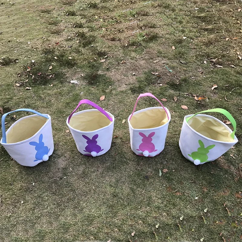 

Пасхальная Сумка-тоут из текстиля с рисунком зайца, конфеты с яйцами, 4 цвета DH9878