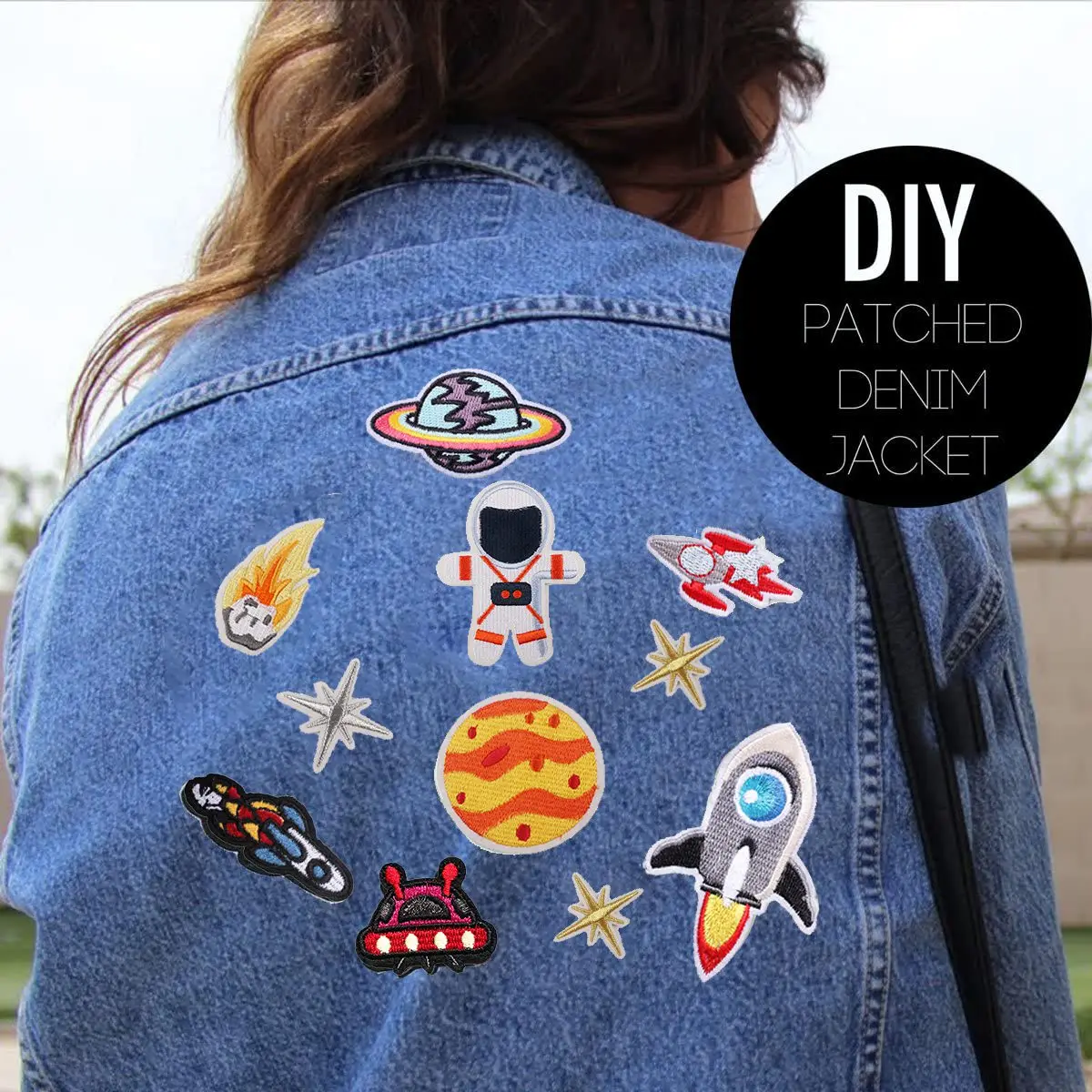 Утюг на заплатках 26 шт. планета астронавта сделай сам украшения аппликации