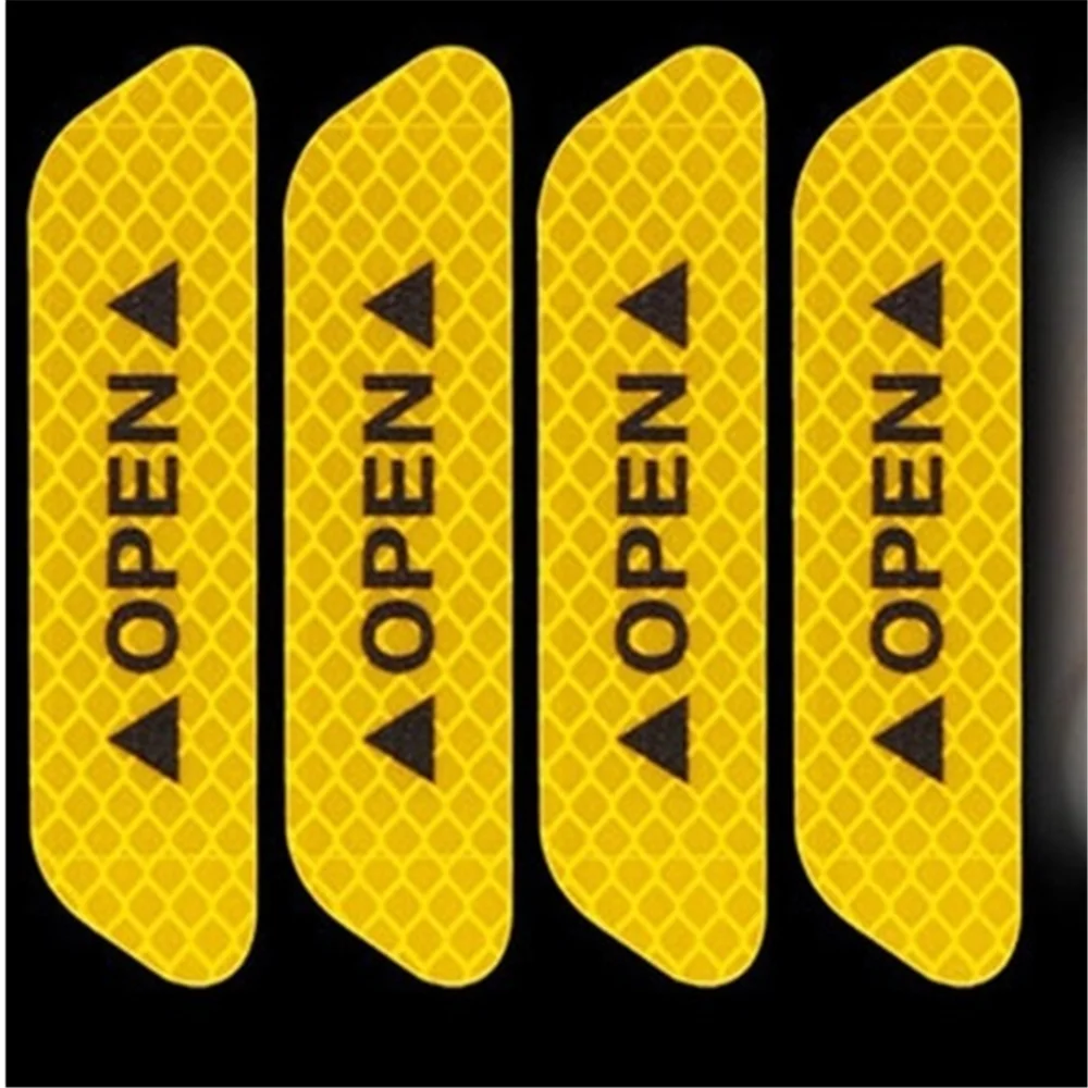 

OPEN Светоотражающая лента, внешняя наклейка для автомобиля, 4 шт./компл. для Land Rover LR4 LR2 Evoque Discovery 2 3 4 freelander 1 2 Range Rover