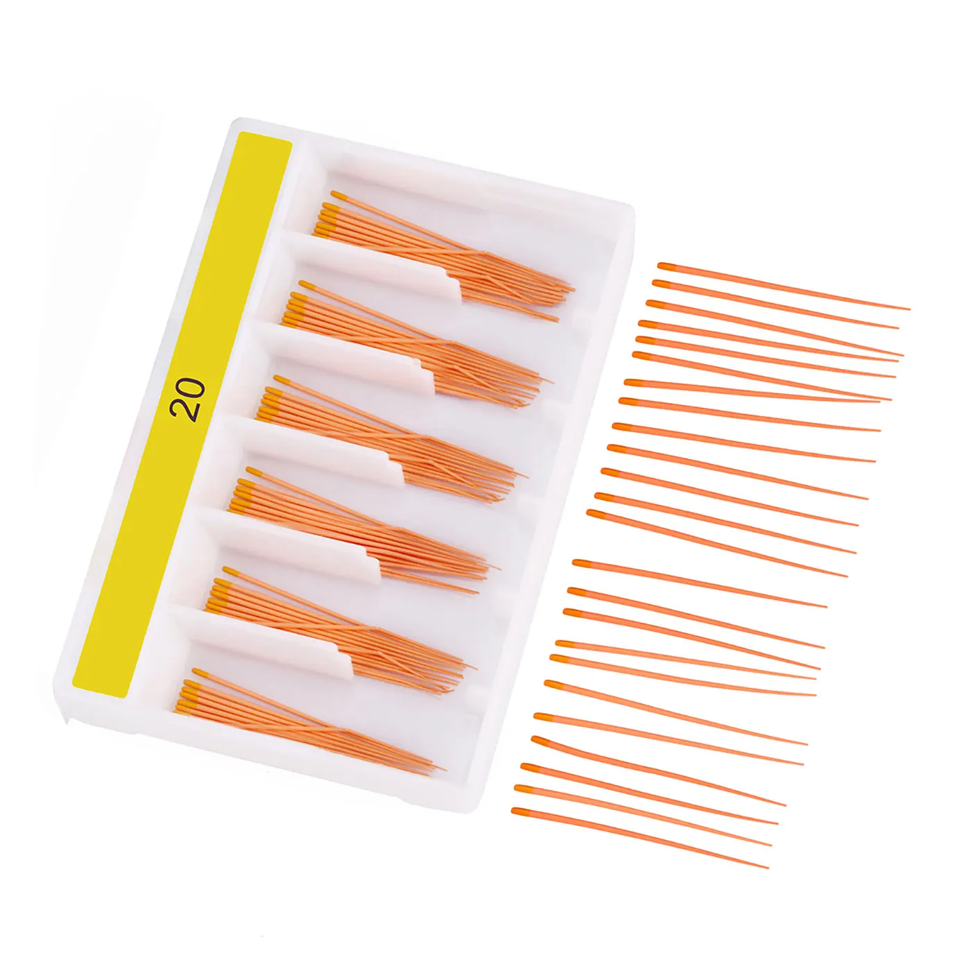 120 шт./кор. стоматологические точки гуттаперча AZDENT Gapadent конус 0 02 размер 15 # /20 /25 /30