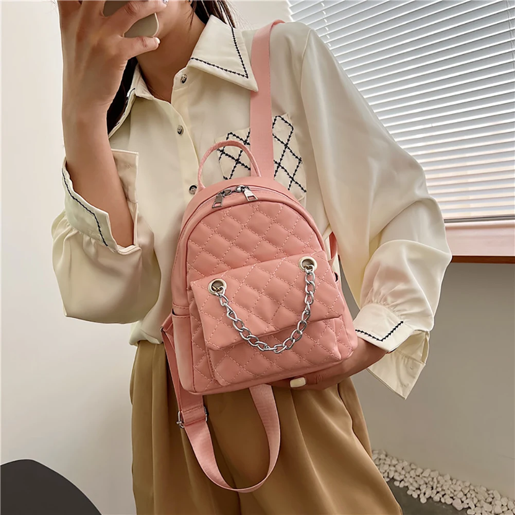 Модный женский рюкзак с ромбовидным узором роскошные дизайнерские кожаные