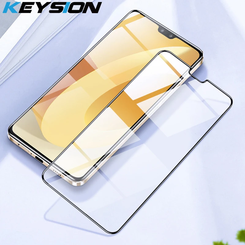 

Закаленное стекло KEYSION для VIVO V23 5G V23 Pro V23e, полное покрытие, Защитная пленка для экрана vivo Y21S Y33S Y15A Y76 5G Y76S X70 Pro