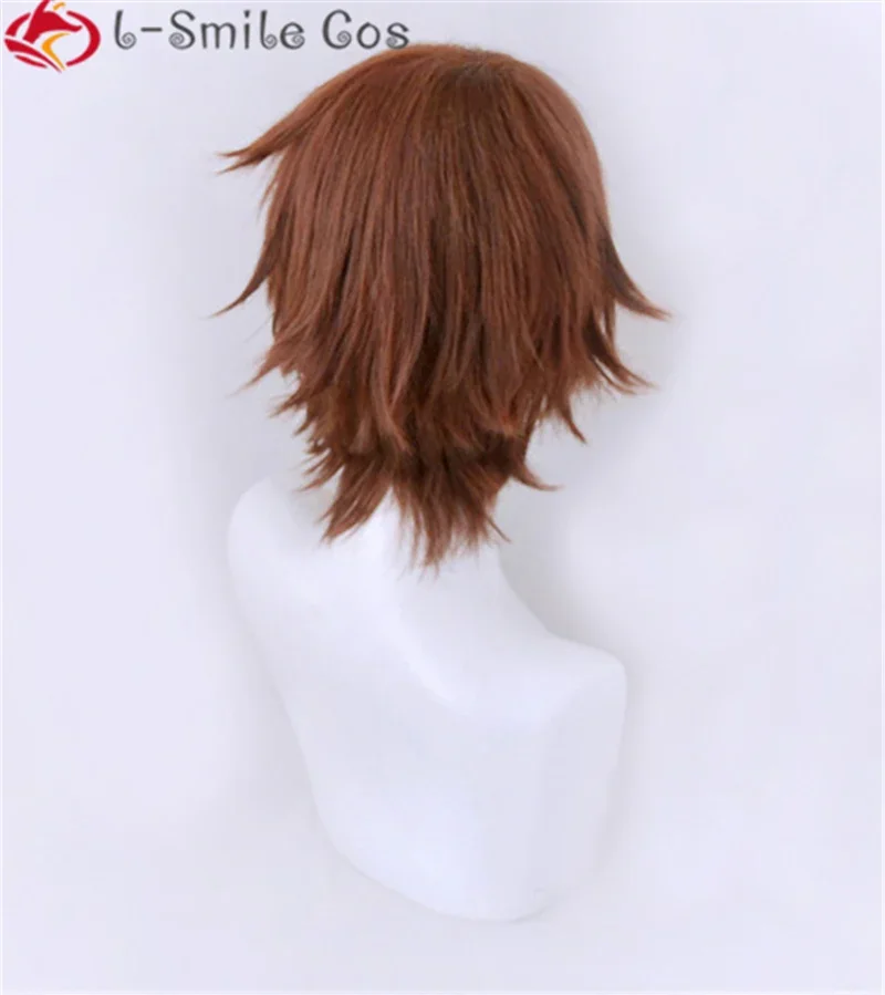 Аниме Death Note Yagami Light Cos парик короткие коричневые термостойкие волосы Pelucas косплей
