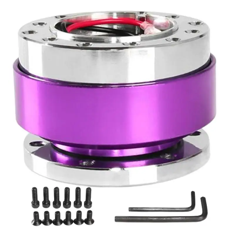 

Racing Steering Wheel Snap Off Quick Release Hub Adapter Kit 60mm Universal Car Steering Wheel Quick Release Device