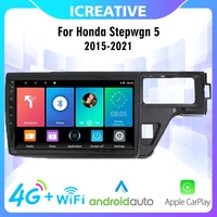 car radio android 2 din 4g carplay for honda stepwgn 5 rhd 2015 2021 multimedia system gps navigation head unit wifi fm