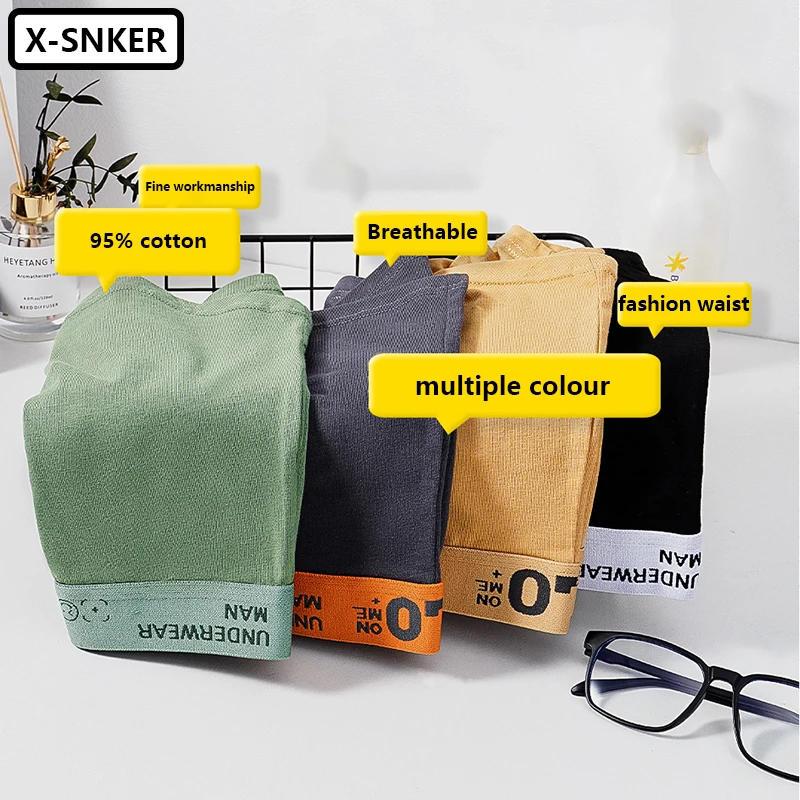 Boxer Shorts Men's Panties Homme Underpants Boxershorts Underwear for Man Cotton Male Couple Sexy Calecon Soft Boxers Wholesale