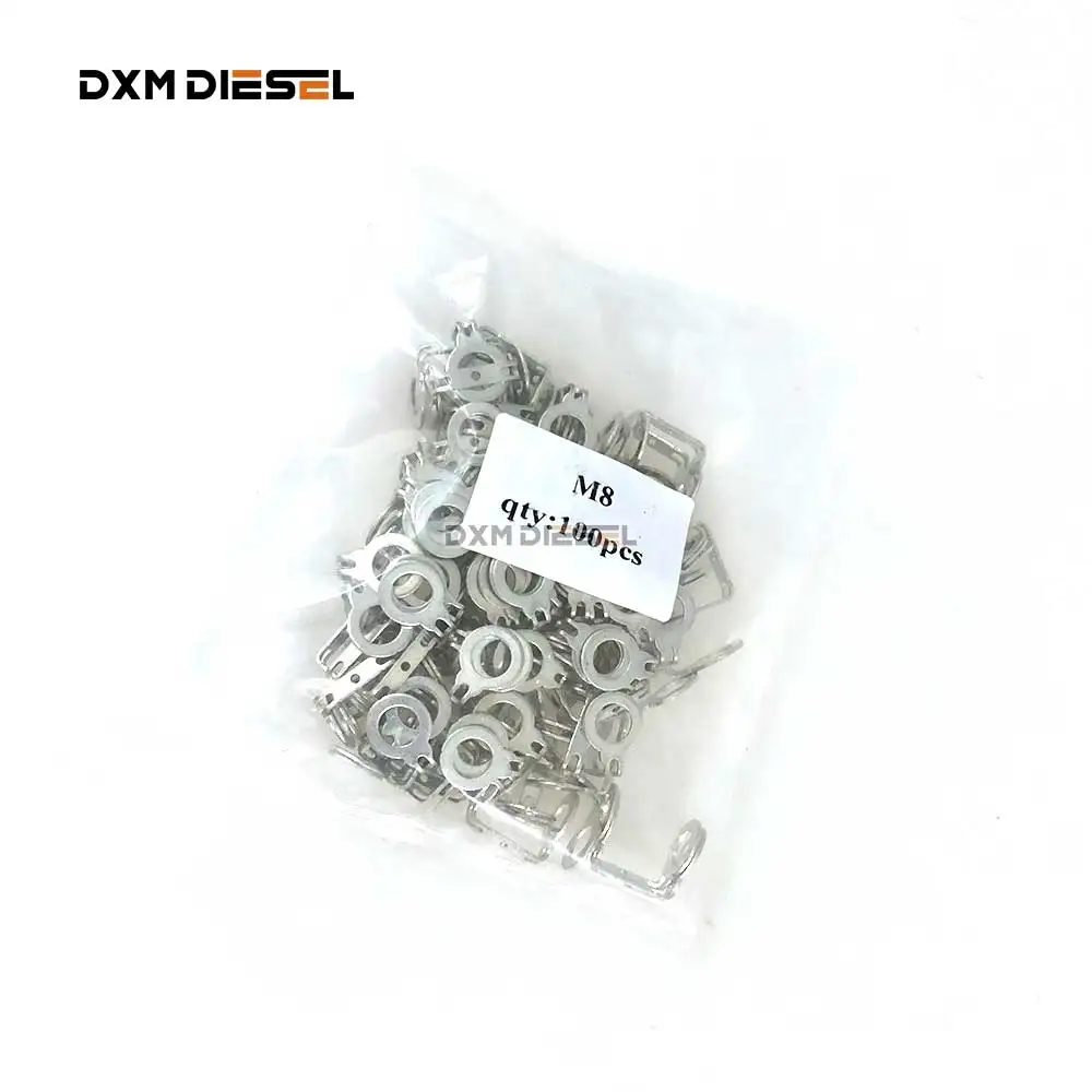 

DXM 100PCS U type Steel Washer Gasket for M8