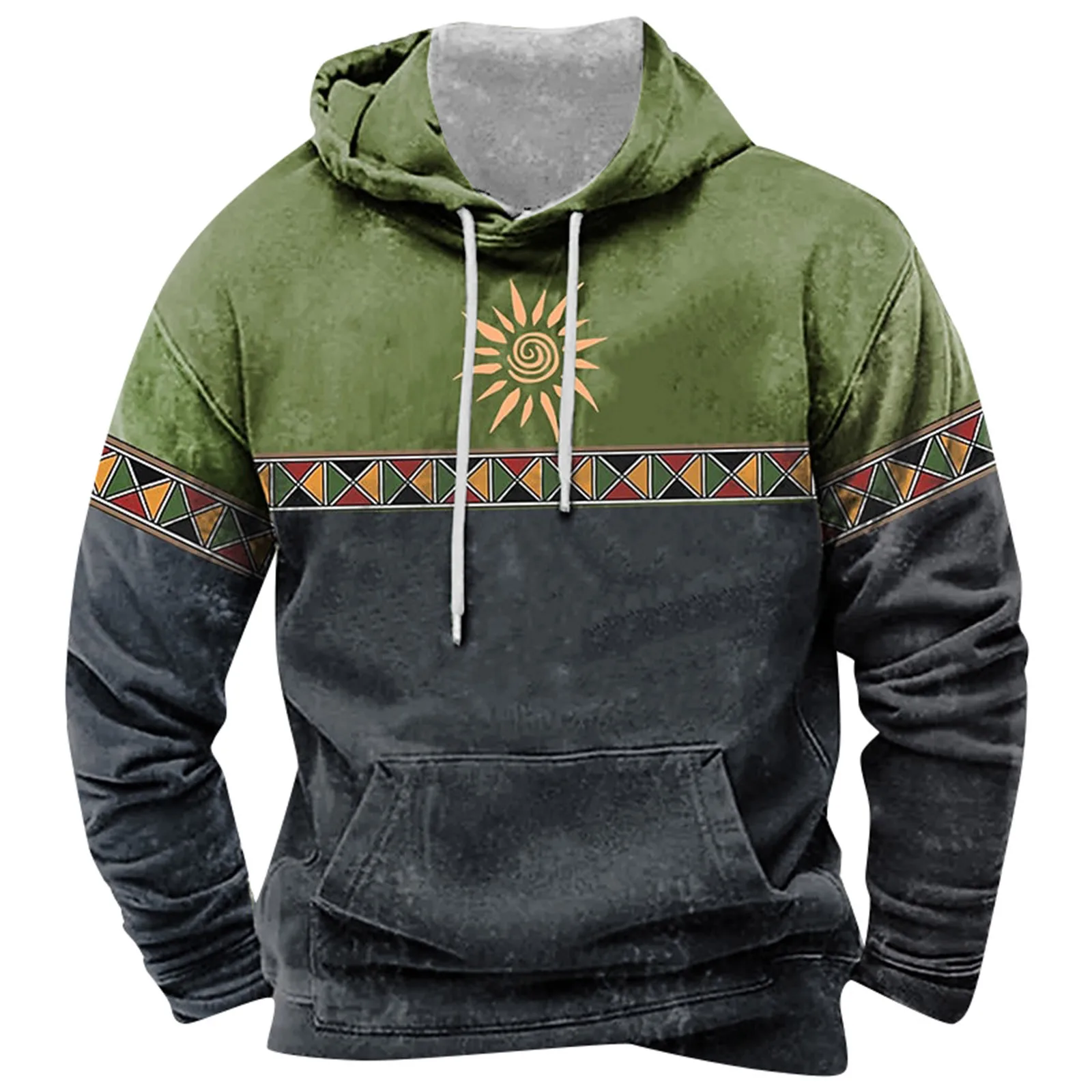 

Hoodies Sweater Men'S Autumn And Winter 2023 Fashion Print Loose Men'S And Women'S Long Sleeve Hooded Sweater Roupas Maculinas