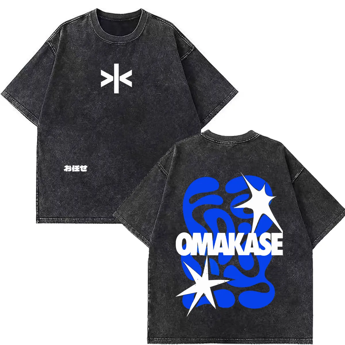 Фото Футболки Alvaro Diaz Omakase Album 2026 Tour Merch: мужские и женские, в стиле хип-хоп, повседневные, свободного кроя, из хлопка, винтажные, с эффектом потертости, уличная одежда №5