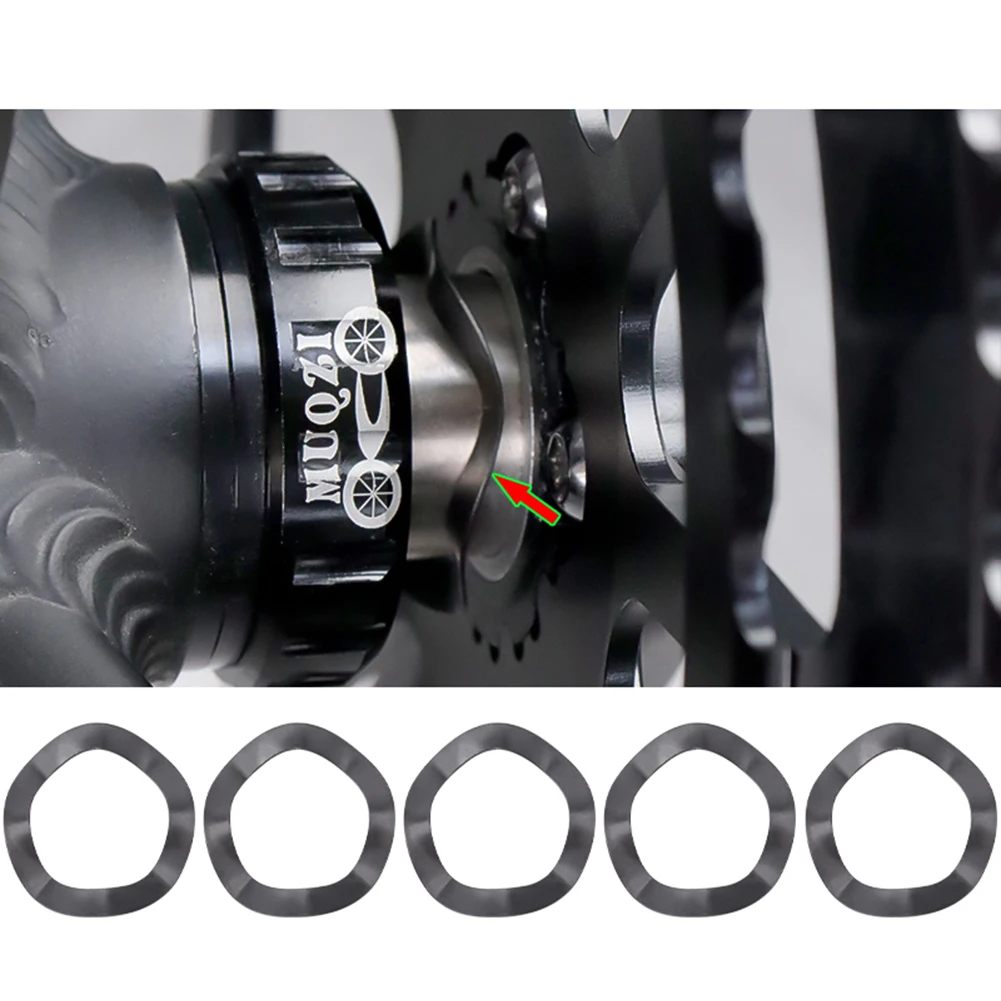 

24/30mm Bicycle Steel Wave Washer MTB Crankset Shaft Washers BB30 PF30 BB386 Bottom Bracket Adjust Washers Bike Parts