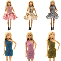 for original barbie 29cm doll accessories party dress beautiful shopping fashion clothes handmake wear skirt collection brinqued