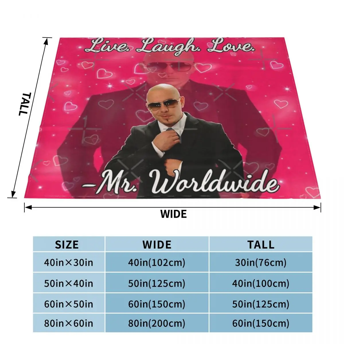 Mr Worldwide Pitbull одеяло ко Дню Святого Валентина покрывало на кровать для кровати