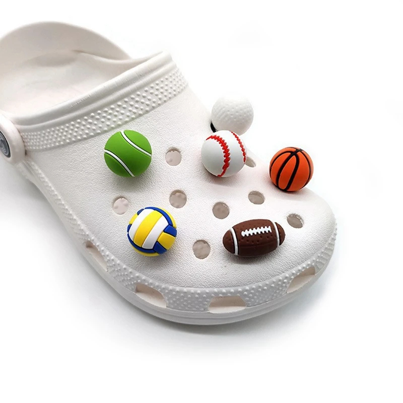 Hole Shoe Charms Diy Matching Shoe Decoration Accessories Golf Tennis Softball Fit Clogs Sandals Shoe