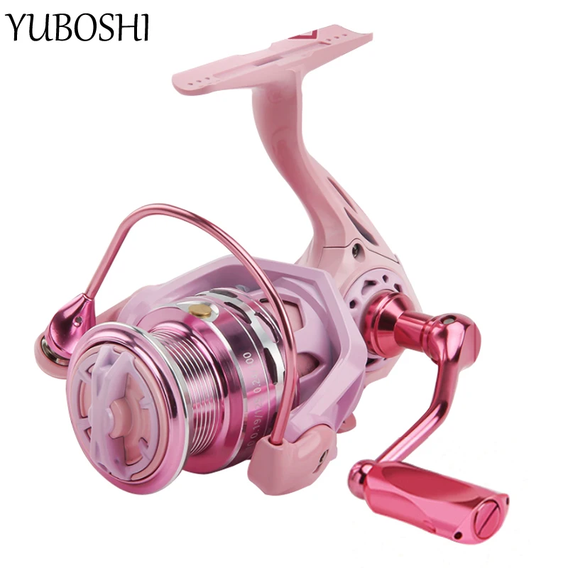 1000 2000 Series Ultra Light Sea Bass Spinning Fishing Wheel 5+1BB Left/Right Interchangeable Fishing Reel Pesca