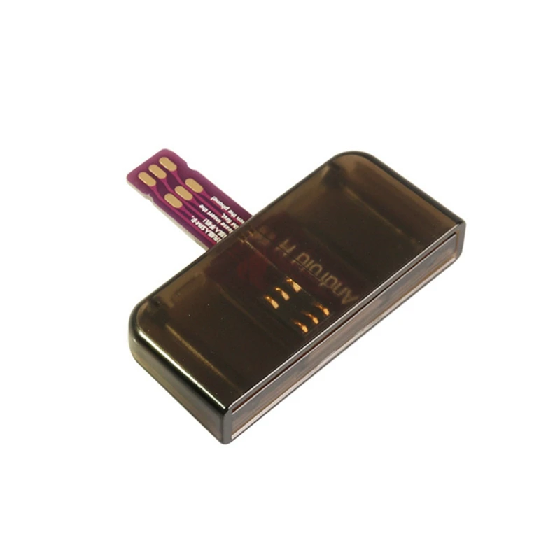 

Адаптер для SIM-карты, превратите Sim-карту в устройство для чтения больших SIM-карт, мини-адаптер для SIM-карт с двумя слотами для Android, HUAWEI, Samsung