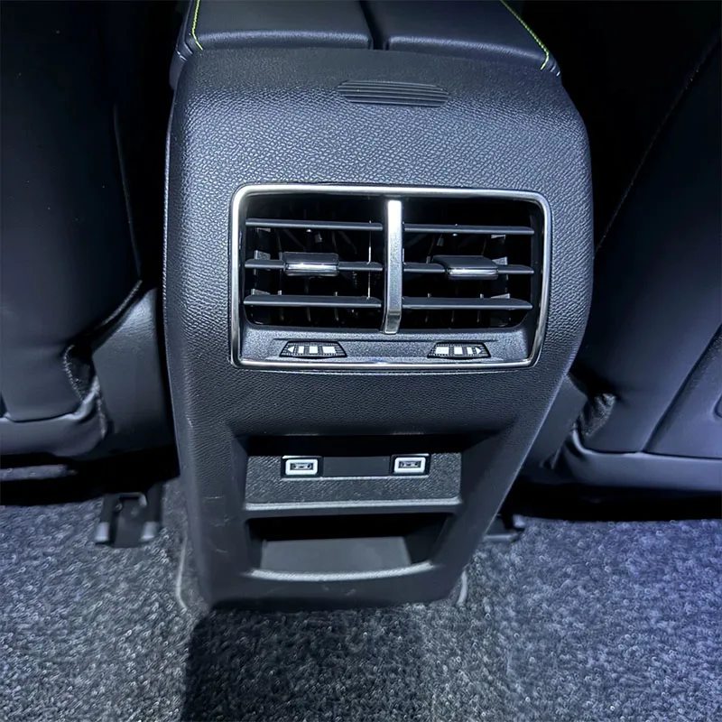 Фото Для Peugeot 308 P51 P5 2023 2024 2025 задняя панель кондиционера вентиляционное отверстие декоративная наклейка внутренняя модификация часть №3
