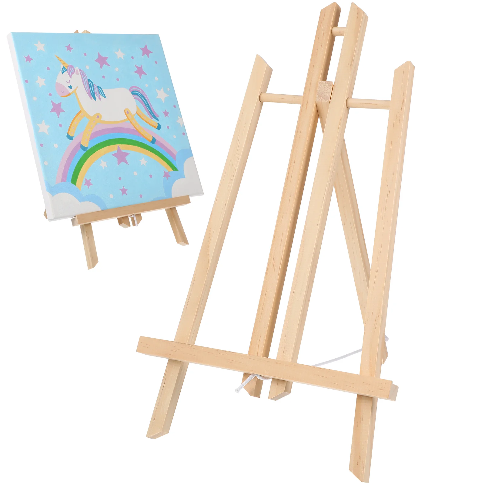 

1Pc Wooden Easel Creative Wood Picture Frame Artist Studio Small Easel Adjustable Table Easel for Artist Painter Students