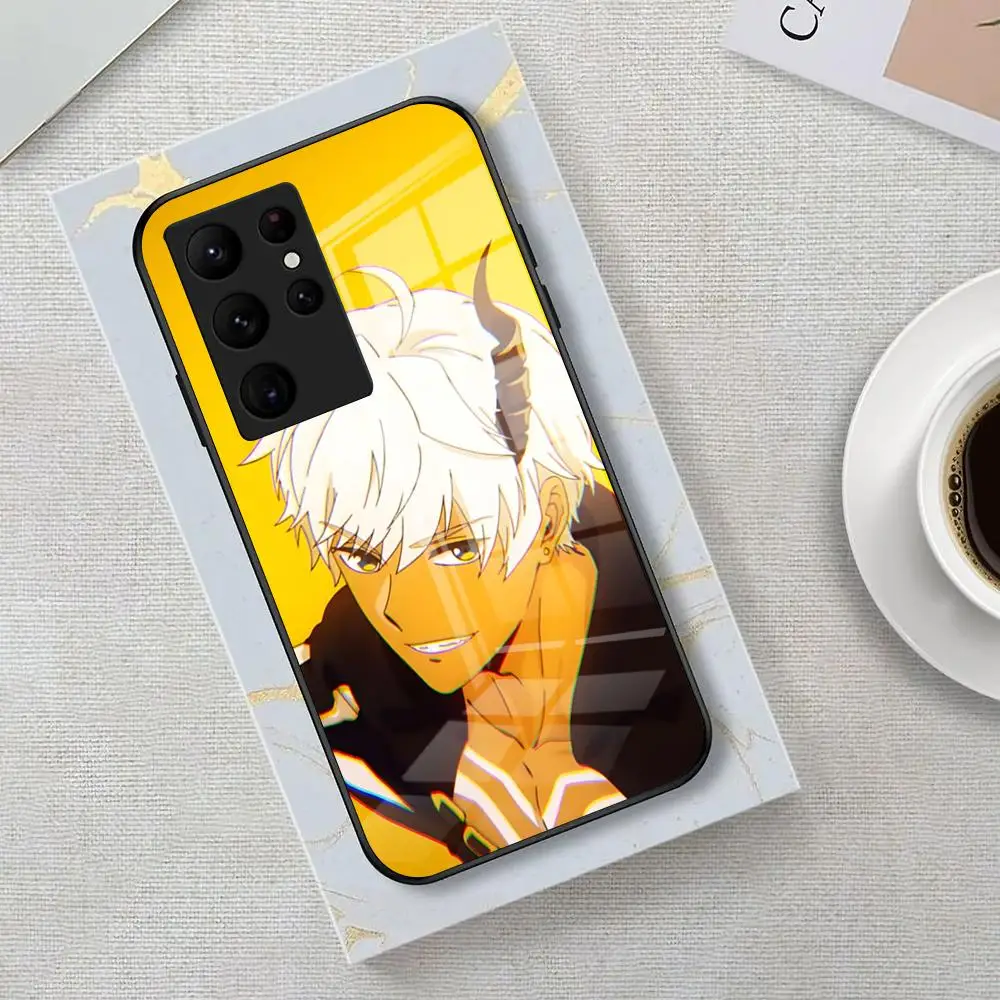 Фото Чехол для телефона Game Obey Me для Samsung S26 S25 Edge S24 S23 S22 Ultra Plus Fe A57 A37 A17 A56 5G, стеклянная крышка №3