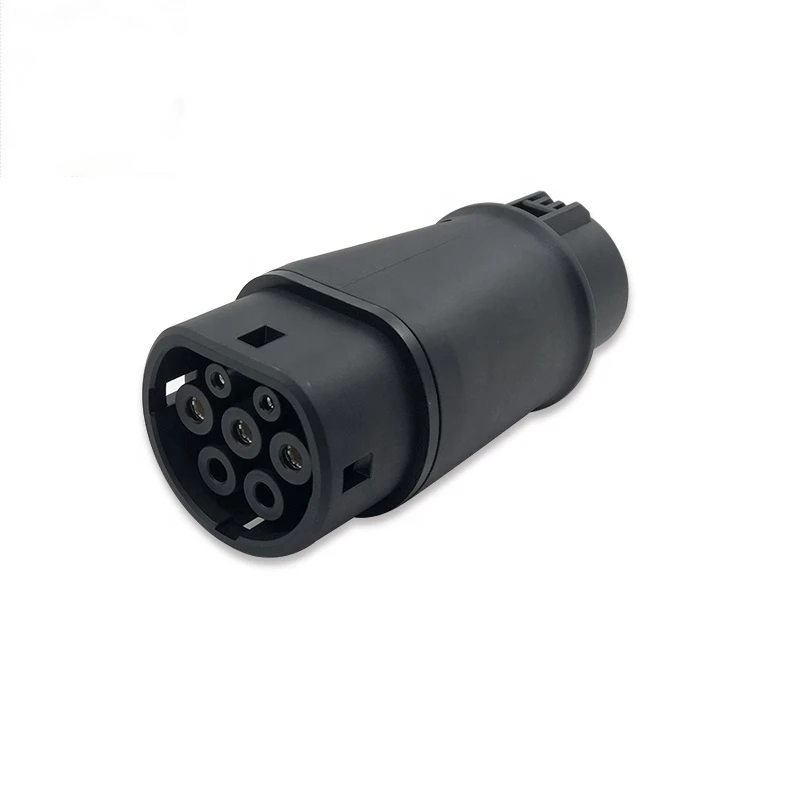 

Type 1 socket end to IEC 62196 type 2 plug EV charging adaptor
