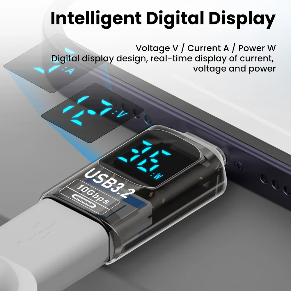 Фото Elough USB3.2 Адаптер USB-Type C OTG 10 Гбит/с Передача данных QC36W PD60W Быстрая зарядка для iPhone 16/15 Samsung adaptador tipo c №3