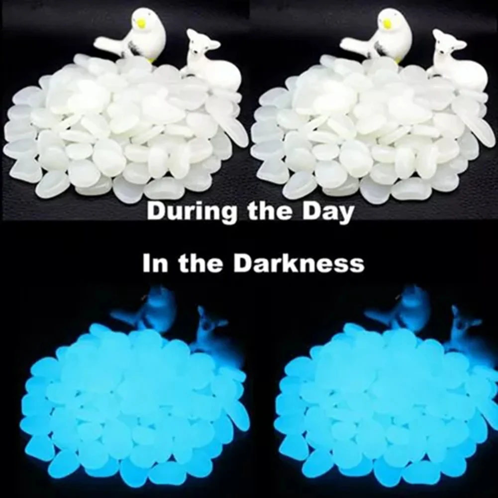 Светящийся в темноте садовый камень для украшения скалы маленький аквариумный