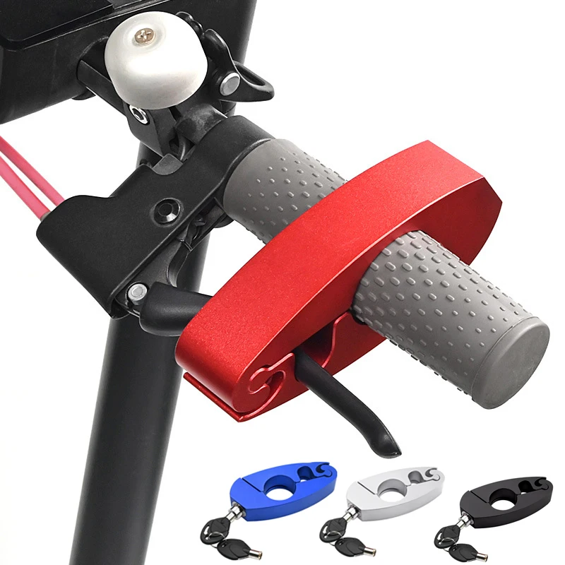 

Universal Electric Scooter Lock Handlebar Anti-theft Lock Motorcycle Handlebar Lock Aluminum Alloy Electric Scooter Accessories