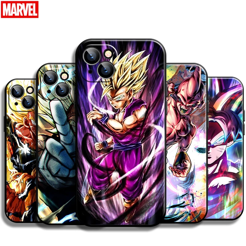 

Goku Dragon Ball For Apple iPhone 13 12 11 Pro Mini X XR XS Max SE 5 6 6S 7 8 Plus Phone Case Carcasa Silicone Cover Funda
