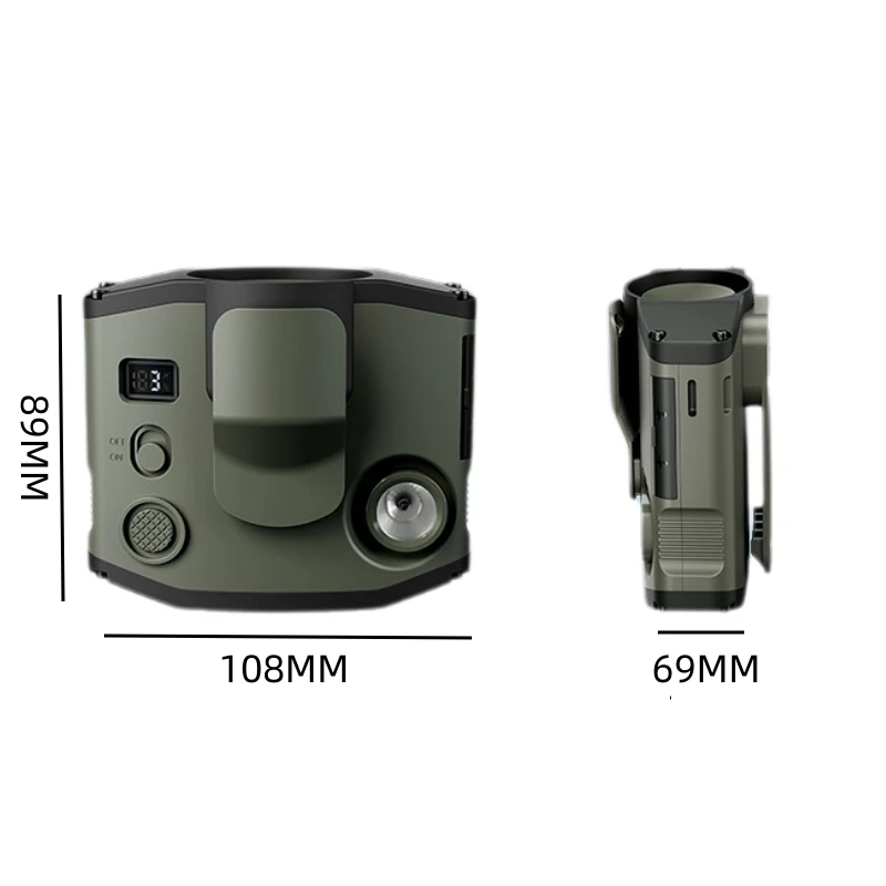 Портативный мини-вентилятор на шею/талию с зарядкой от USB 8000 мАч