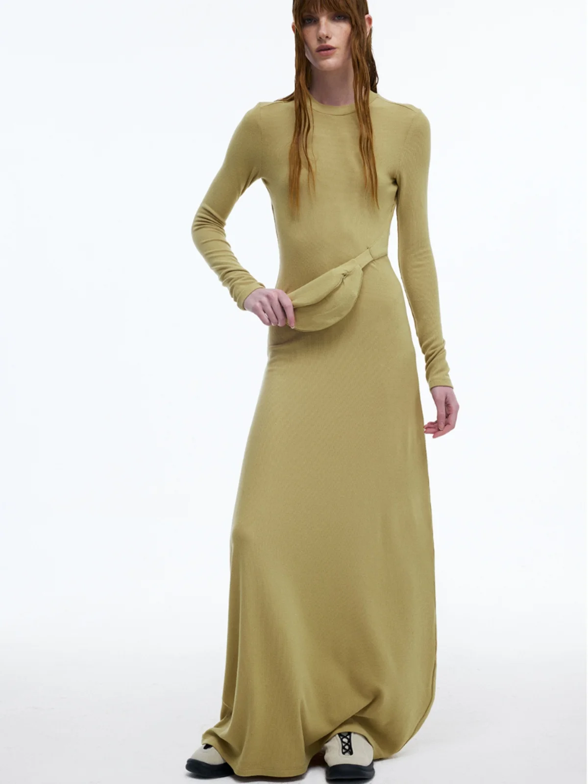 [В наличии] Donotdisturb оригинальный дизайн поясная сумка с открытой спиной длинное