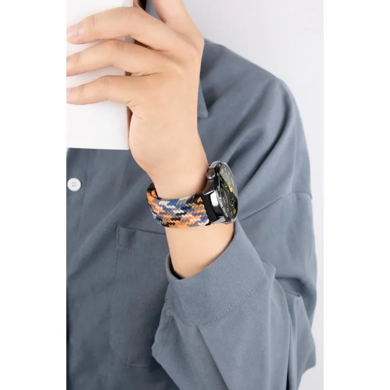 Фото Нейлоновый плетеный ремешок с магнитной застежкой для Huami Amazfit GTR Mini GTR3 GTR4 Pro 42 мм 47 мм Bip5 GTR2 GTR2E 2 3 4 №3