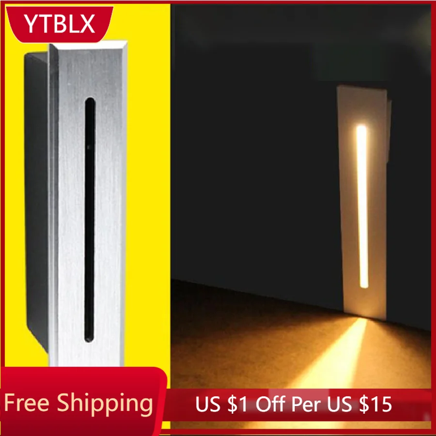 

Индукционная лампа для ног, встроенная настенная лампа в коридор, угловой настенный светильник, комнатное освещение, декоративная лампа дл...