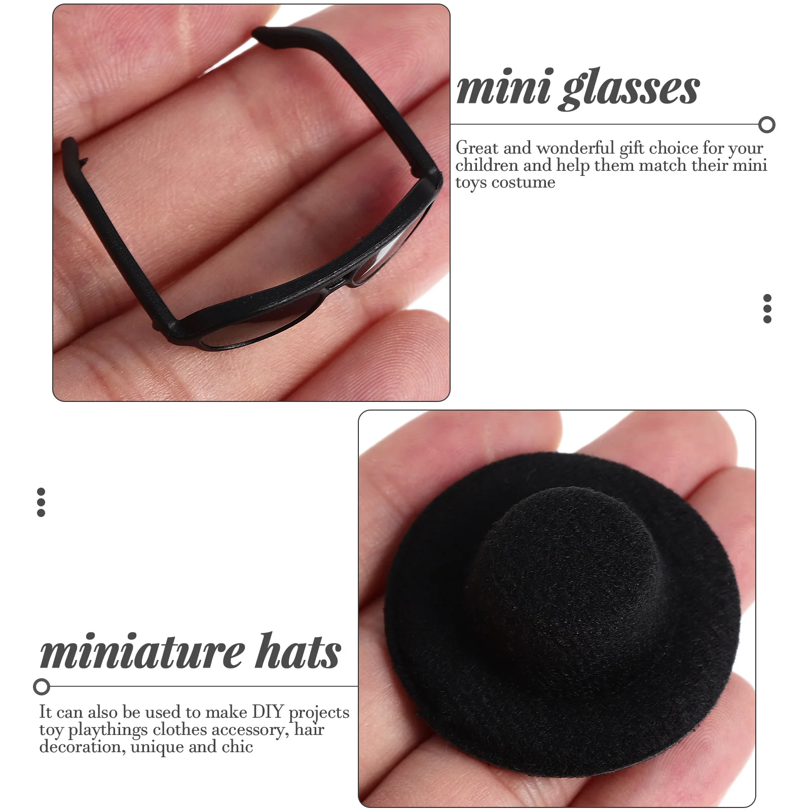 

Accessories Decorative Hat Small Prop Black Mini Formal Hats Accessory Mold