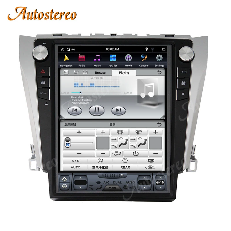 QLED 8 + 128G Android 13.0 радио для Toyota Camry Aurion 2012-2016 автомобильный GPS-навигатор