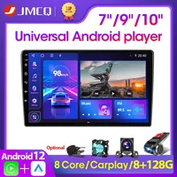 JMCQ 2 Din Android 12 4G NET 7/9/10,1-дюймовый автомобильный радиоприемник, мультимедийный видеоплеер, 2Din-навигация, GPS FM для Nissan Kia Honda VW