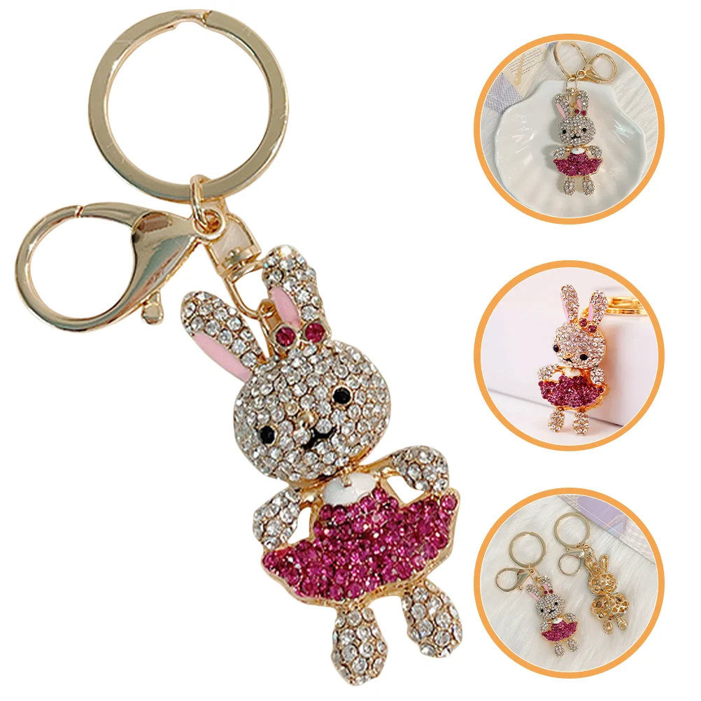 

Crystal Decor Pendant Rhinestones Metal Party Favors Women's Backpack Decor