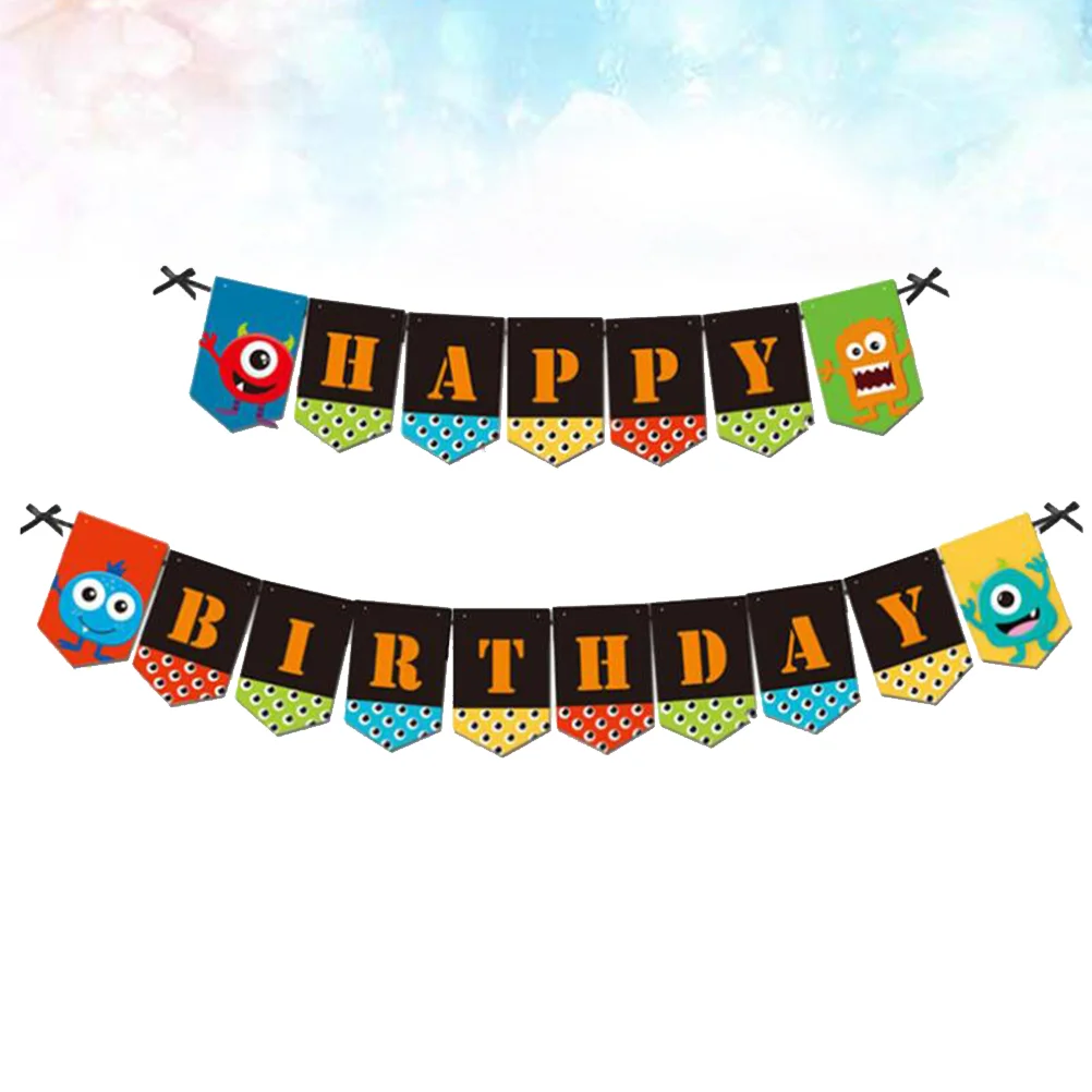 

1PC Beautiful Little Creative Funny Bunting Banner Party Supplies Decoration