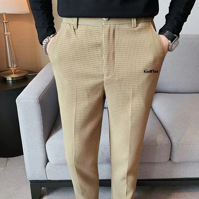 Men's Golf Clothing Golf Pants 2023 Spring Horse Golf Wear Men Elastic Casual Trousers Men Golf Wear Malbon Golf Pants