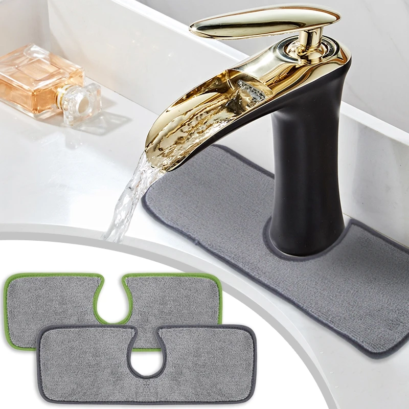 

Коврик-брызговик для кухонной раковины, оболочка для крана, Впитывающий Коврик для сушки воды, для ванной комнаты