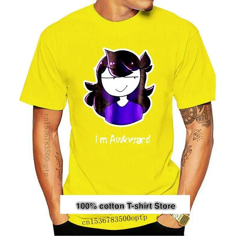 

Camiseta для hombre y mujer, camiseta I'm неловкая японская анимация