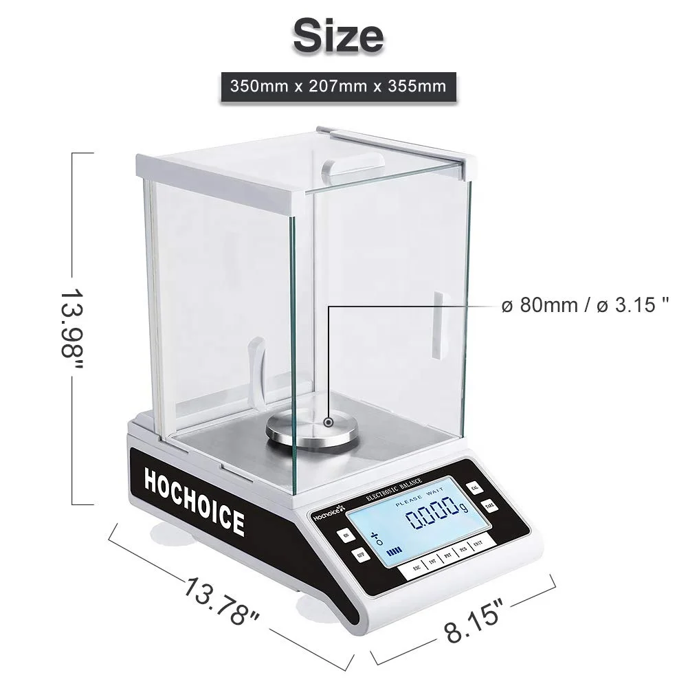 

0.0001g/0.001g electronic digital analytical balances