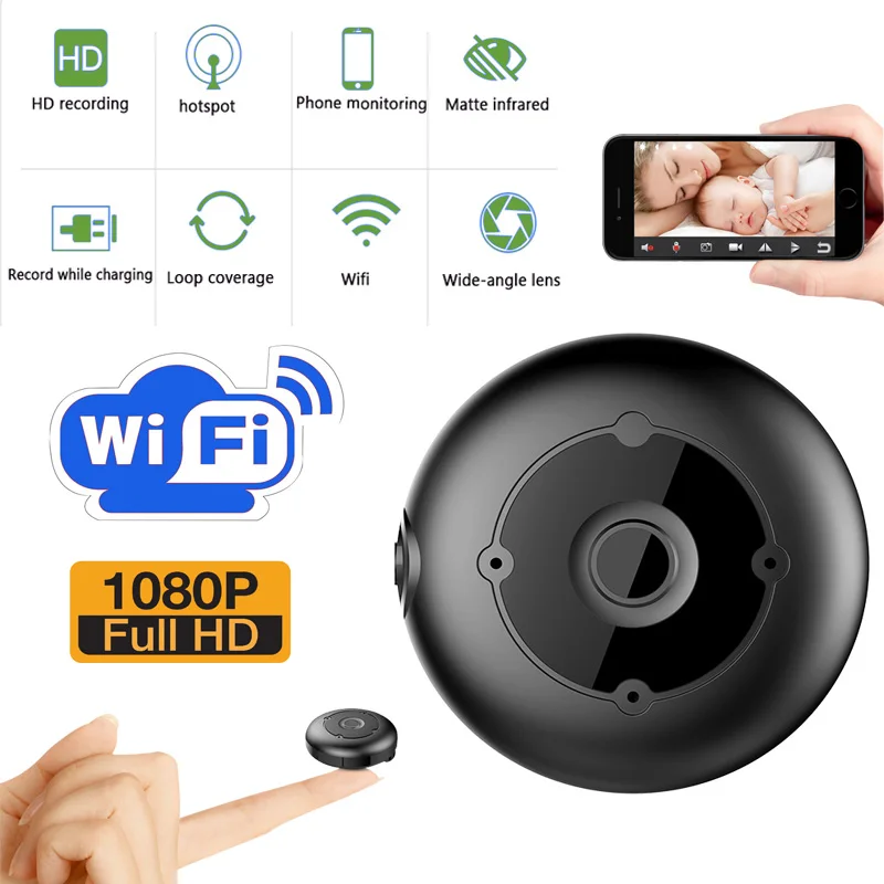 

HD 1080P Mini WiFi Camera Matte Night Vision Remote recording Camcorder Portable Home Security Video Surveillance ip cam