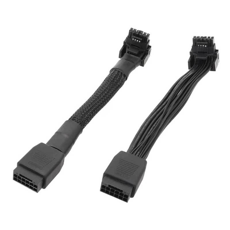 

2VHPWR CPU 16pin Straight Head to Turning Head Line 12+4P PCI-E5.0 Elbow Cable 16AWG+24AWG Adapter Cable