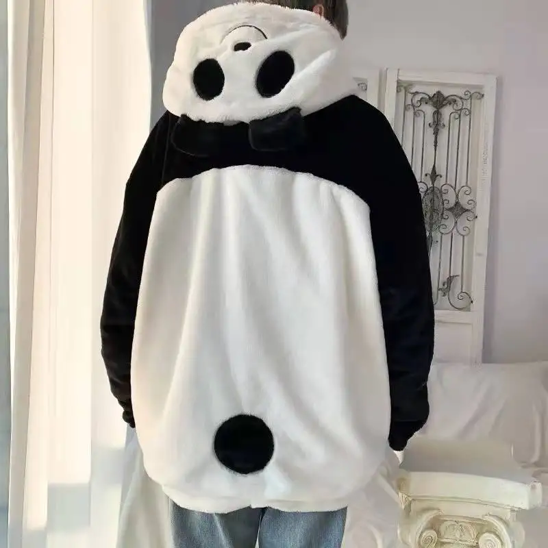 Rainbow Jacket Double-sided Wear for Men / Women Couples Printed Windmill Winter Flowers Lambs Wool Jacket Gradient Youth Jacket